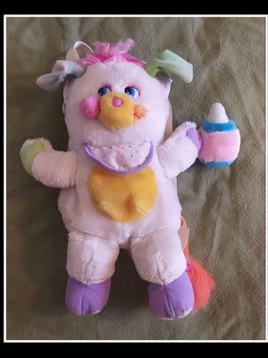 Popples backpack 1986 like new with original stuffing