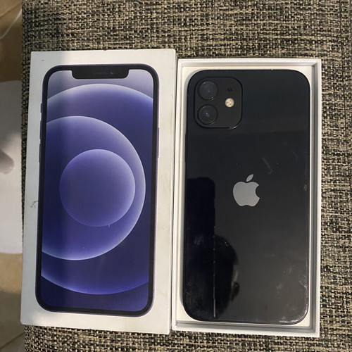 iPhone 12 with 90% genuine battery, like new, with box