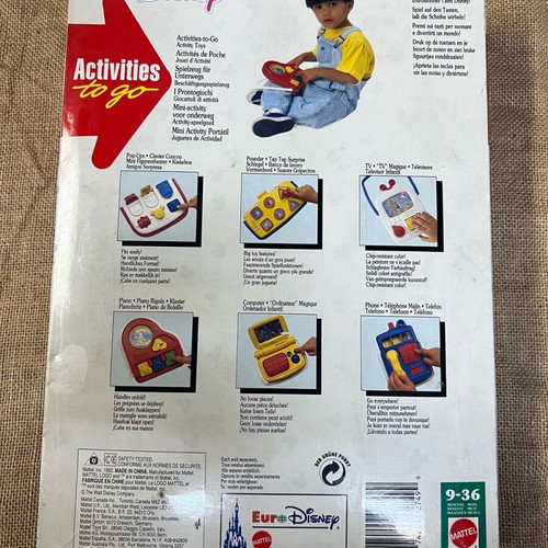 Disney Mattel portable activity new