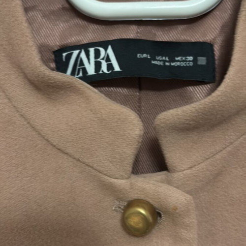 Zara jacket L used, pink with soft texture