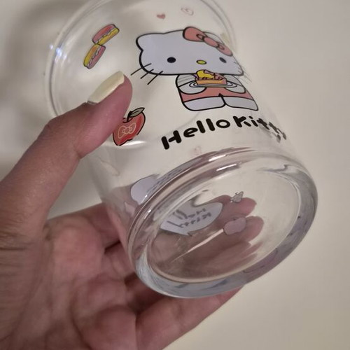 Hello Kitty glass cup