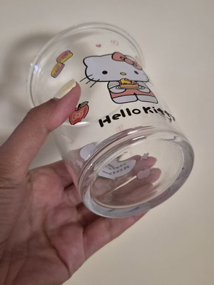 Hello Kitty glass cup