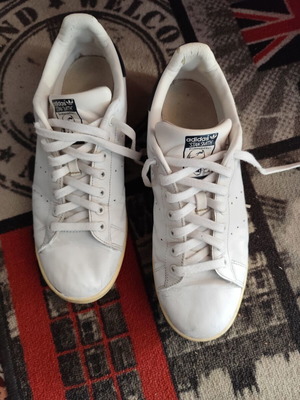 Adidas Stan Smith μεταχειρισμένα, μέγεθος 45 1/3, άσπρο και μπλε