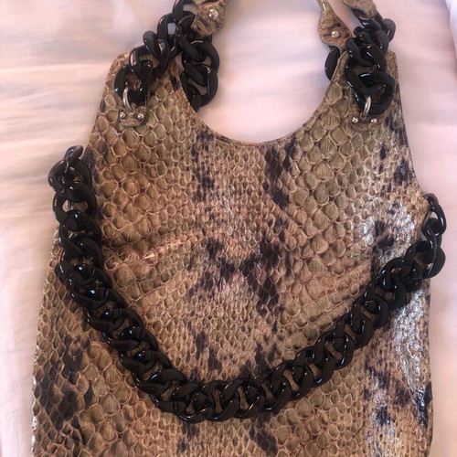 Bagatt shoulder bag used, grey-beige