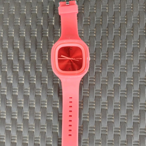 Wristwatches new, black and red, silicone straps