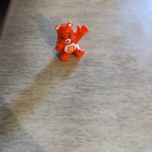 Care Bears figure like new, miniature vanilla bear