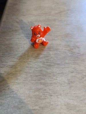 Care Bears figure like new, miniature vanilla bear
