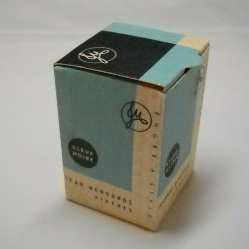 Vintage J. Menounos fountain pen ink bottle new from the 1960s