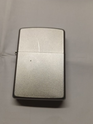 Zippo 205 Satin Chrome lighter, authentic, 2009