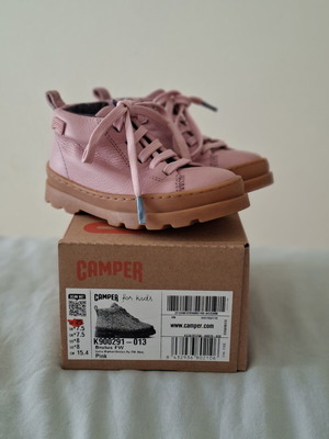 Camper παιδικά ροζ μποτάκια νούμερο 25