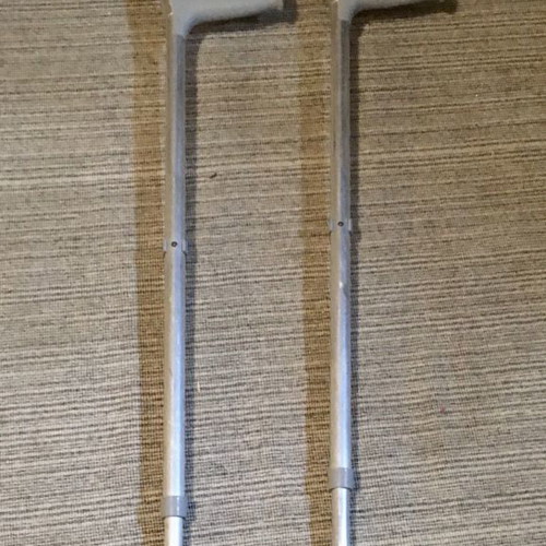 Crutches used, pair