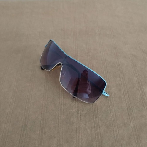Ray Ban sunglasses like new, thin frame blue-gray