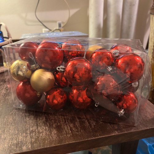 Christmas balls two packs like new