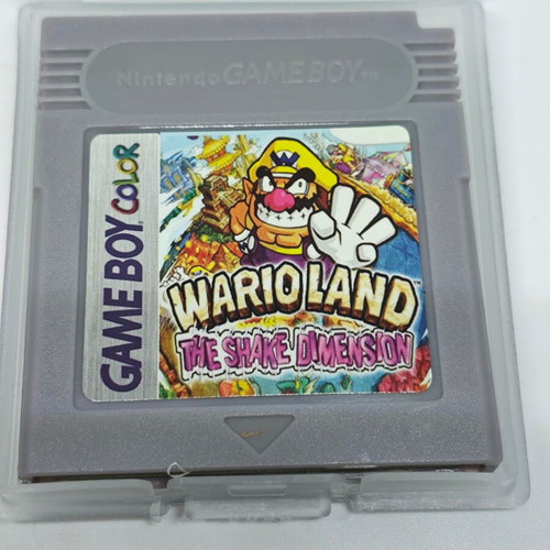 Wario Land The Shake Dimension Game Boy Color cartridge like new