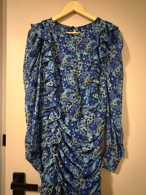 Zara floral blue dress like new, short, ideal for occasion