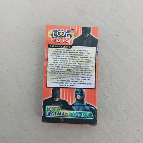 Batman Begins 2006 Cards in Orange Box used