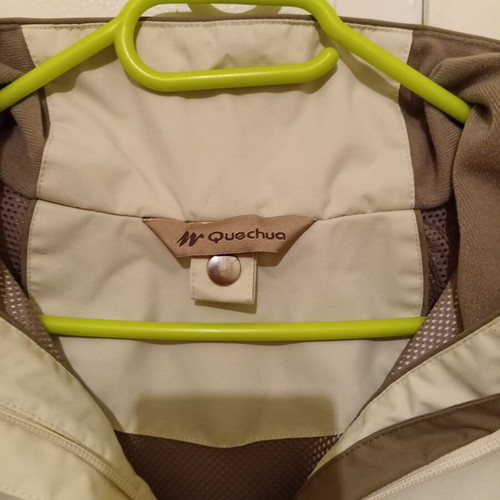 Quechua Decathlon Creation jacket like new, beige and brown, size L