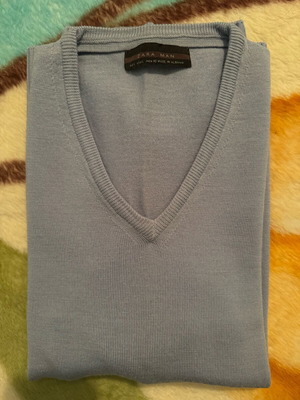 Zara man men's sweater gray like new, size L