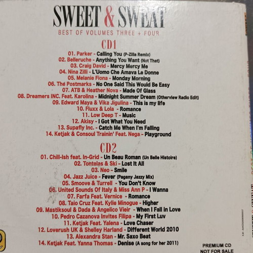 2 CD Sweet & Sweat compilation by Petros Kostopoulos like new