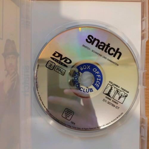 Snatch DVD used, comedy action, widescreen, subtitles