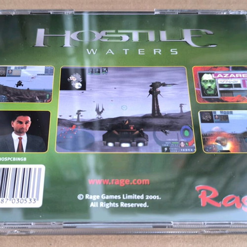 Hostile Waters Antaeus (Rage) PC CD-ROM like new, Big Box