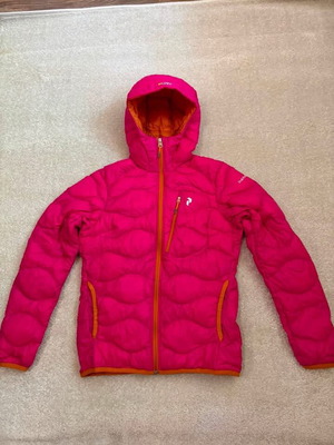 Peak Performance Helium 700cuin down jacket, pink, size S