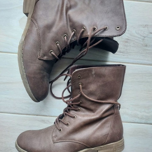 Brown ankle boots size 37 used