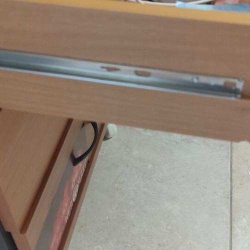 Bedside table with security lock like new