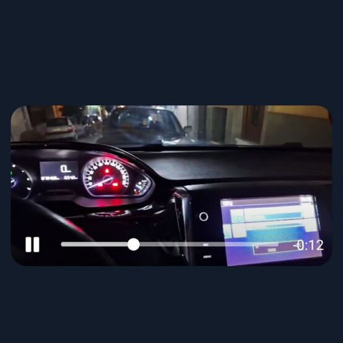 Genuine factory 7'' screen Peugeot 208 (2012–2018) like new