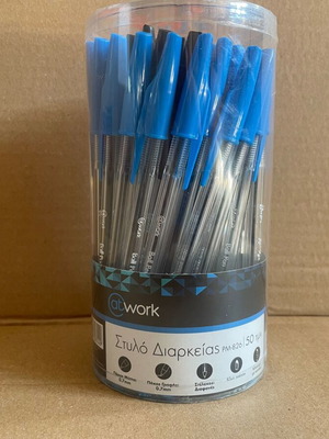 @Work ballpoint pens 0.7mm tip, pack of 50