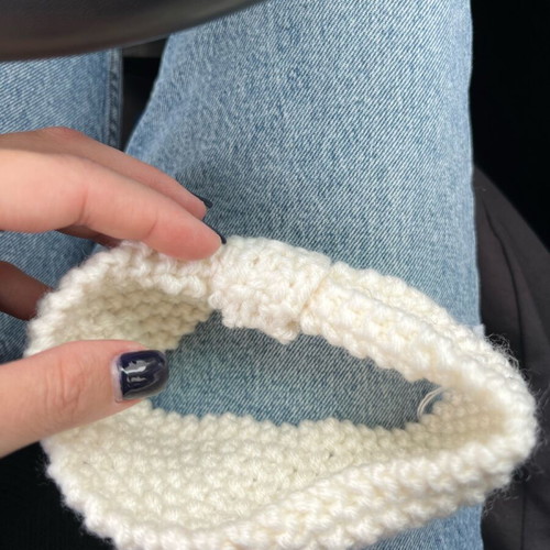 Knitted children's headband handmade new