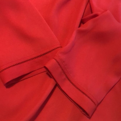 Mango red long-sleeve tunic size L like new
