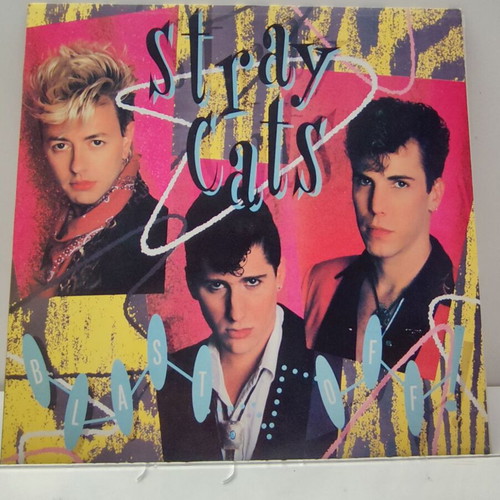 Stray Cats Blast Off! Vinyl LP 1989 like new, rockabilly