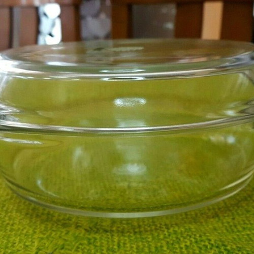 Simax Pyrex heat-resistant cookware 17cm used, with lid