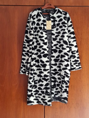 Lynne cardigan new one size black and white