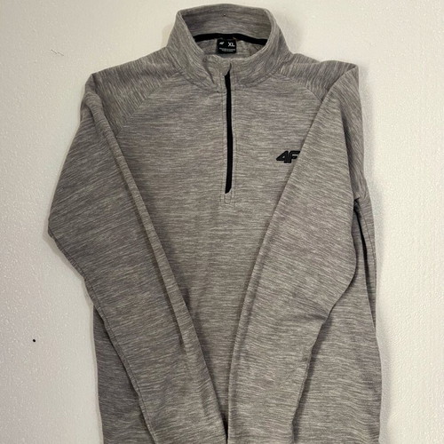 Men's 4F fleece jacket gray melange size XL like new