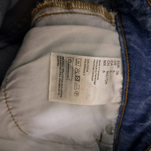 Desigual and H&M denim pants used, blue, sizes 26 and 38