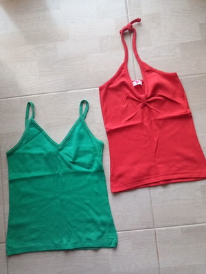Σετ 2 μπλουζάκια Hyper νούμερο Small-Medium σαν καινούργιο, πράσινο και πορτοκαλί