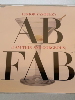 Junior Vasquez Ab Fab I am thin and gorgeous 4-trk CD single used