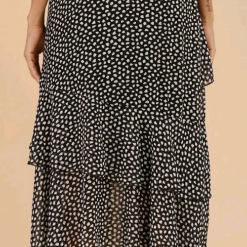 Polka Dot Skirt black and white, like new, size M