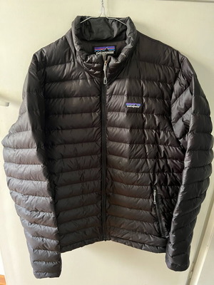 Patagonia Down Sweater Men Jacket Black Size L like new