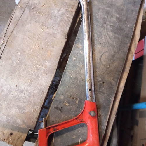 Hand saw used, 42cm length without blade
