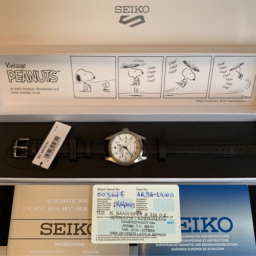Seiko 5 Sports x Peanuts Snoopy 'Parachute' Limited Edition SRPK27K1F New