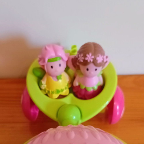 Happyland Wobble Along Hedgehog toy with 8 fairy figures like new