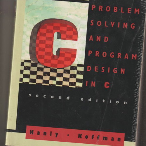Book Problem Solving and Program Design in C like new, English