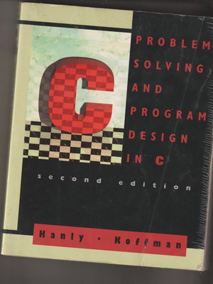 Book Problem Solving and Program Design in C like new, English