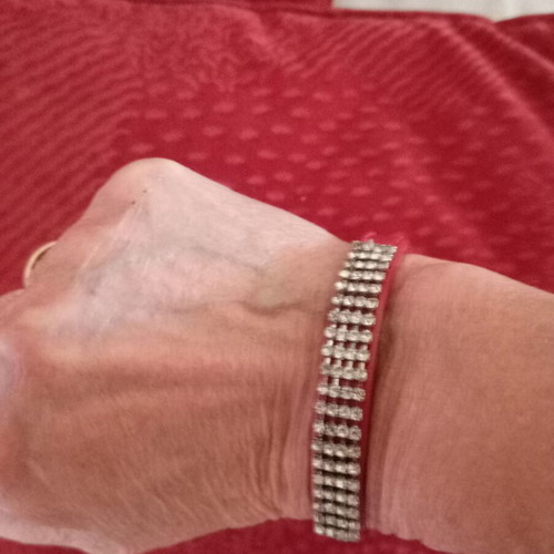 Bracelets like new, red and gold colors