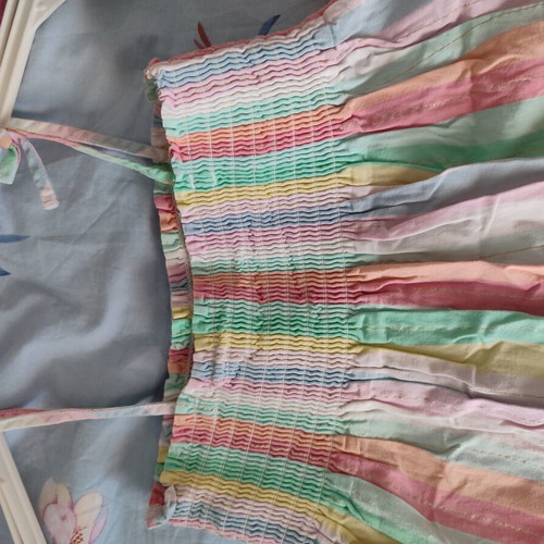 Girls' dress H&M colorful used, size 98-104 cm, 3-4 years