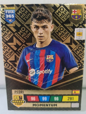 Panini FIFA 365 Adrenalyn XL 2022-23 Momentum Pedri Barcelona card like new