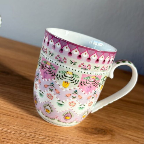 Pip Studio Lily & Lotus Porcelain Mug Large Lilac 145ml new